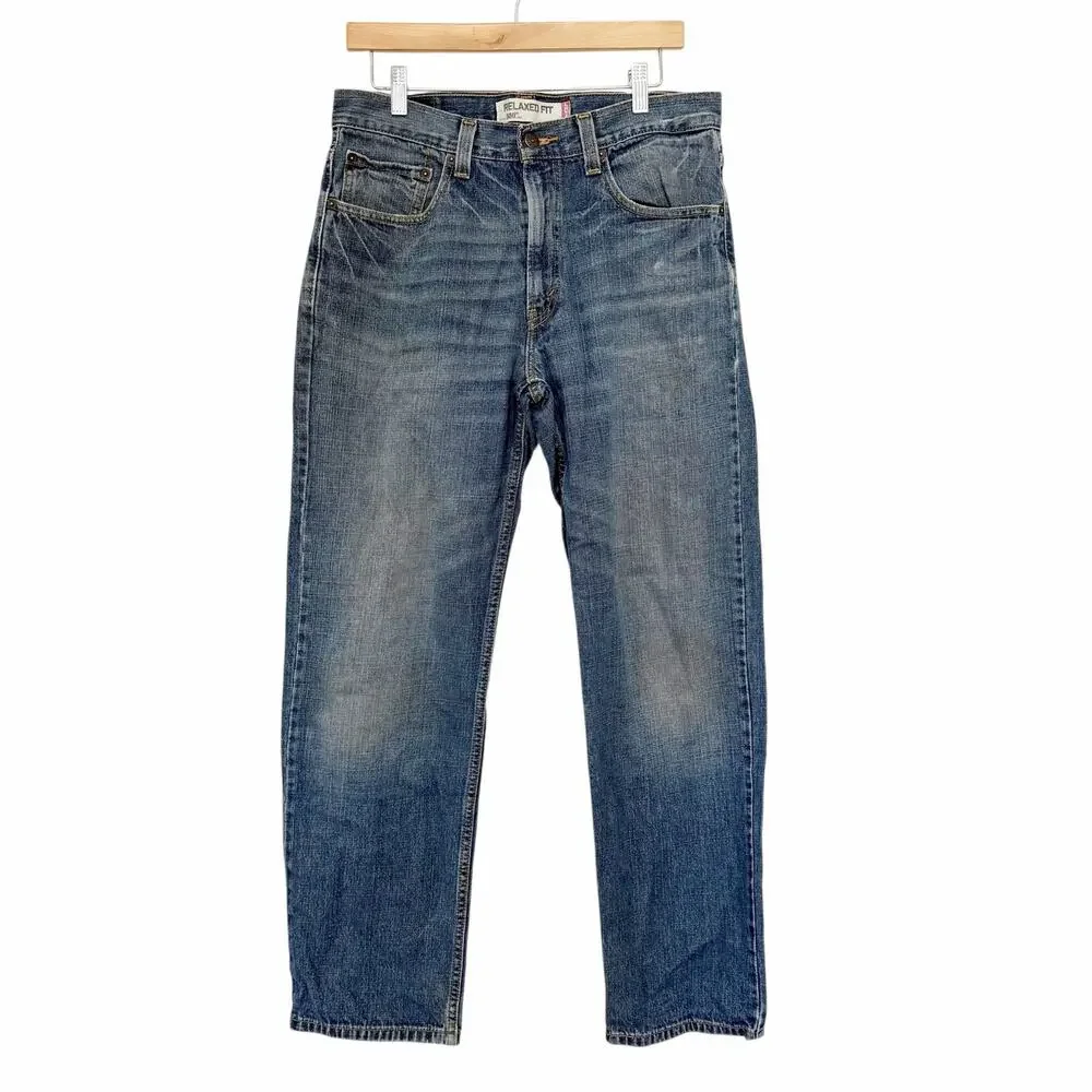 Levis 550 Relaxed Fit Straight Leg Jeans Sz 32x32